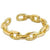 modern gold chain ring