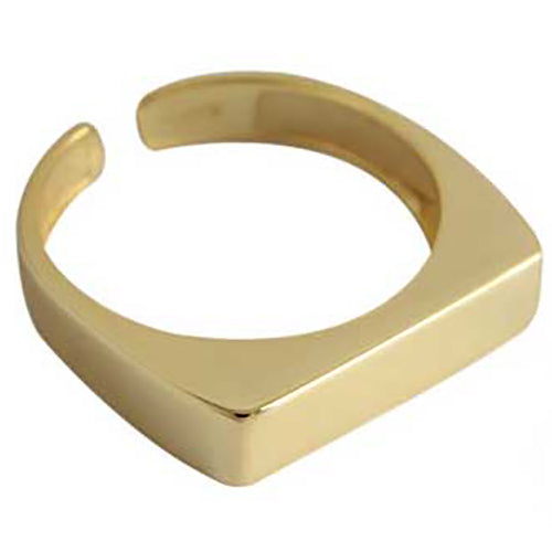 gold modern minimalist ring