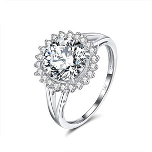 silver dress ring engagement jewellery