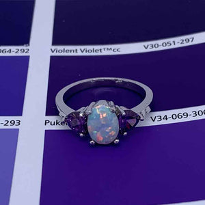 purple opal dress ring resene
