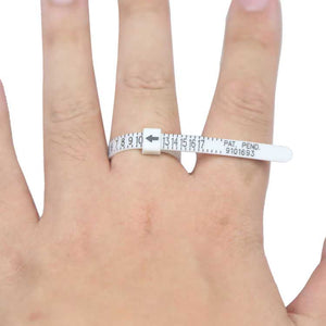measure your ring finger