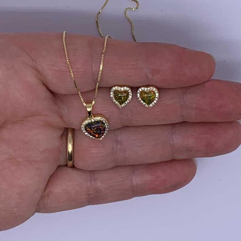 stud earrings gold opal nz