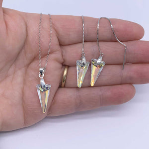 jewellery set crystal pendant nz