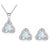 silver opal jewellery set