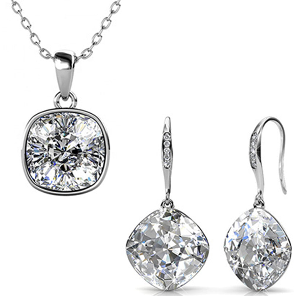 crystal jewellery set bridal gift for women