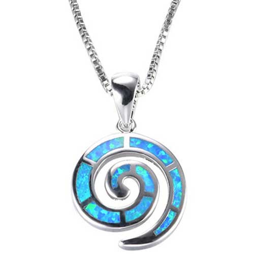 opal silver necklace jewellery maori nz