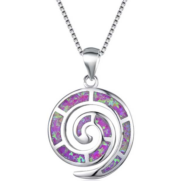 Nephrite Jade Double Spiral Koru Pendant NZ Maori Style Charm Necklace  Jewelry | eBay