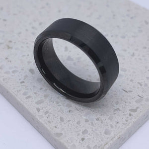 black tungsten carbide ring online nz