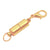 gold magnetic clasp for necklace bracelet