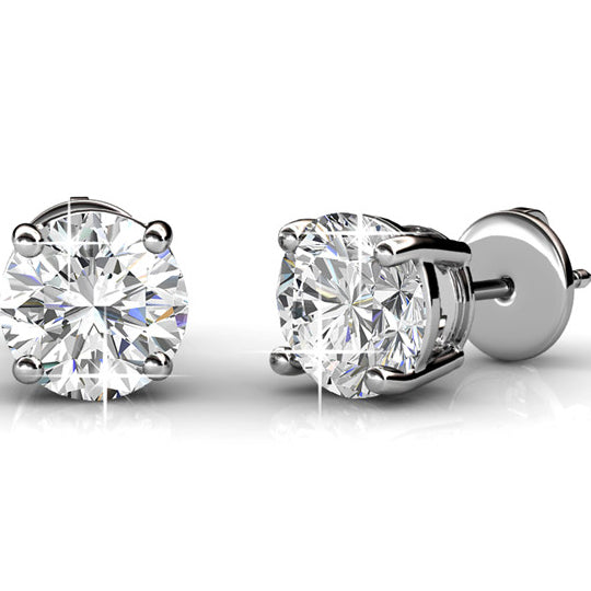 swarovski crystal stud earrings