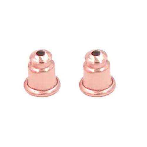 rose gold bullet earring backs