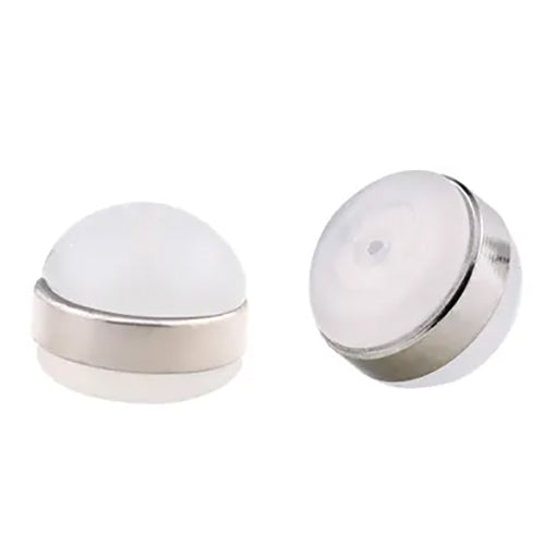 silicone hamburger earring backs