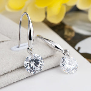 frenellel Jewellery silver earrings crystal