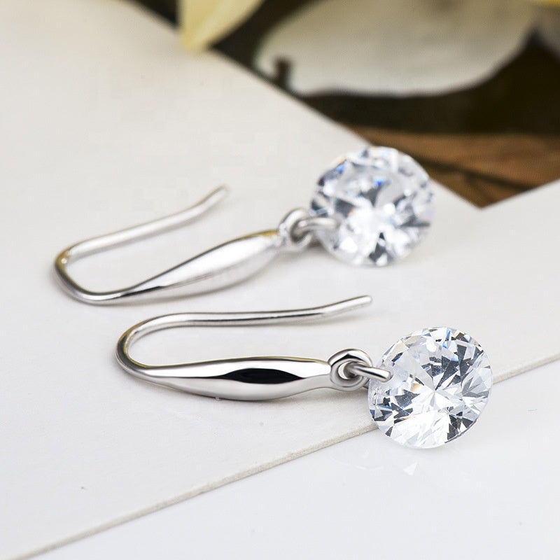 frenellel Jewellery silver earrings crystal