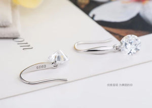 frenelle Jewellery silver earrings crystal