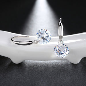 frenelle Jewellery silver earrings crystal