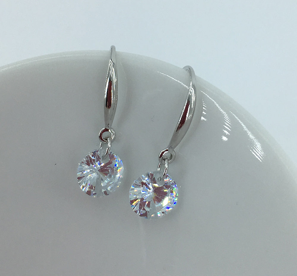 frenelle Jewellery silver earrings crystal