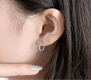 modern silver ball earrings jewellery