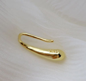 gold teardrop earrings frenelle