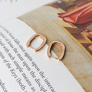 rose gold hoop earrings jewellery for women