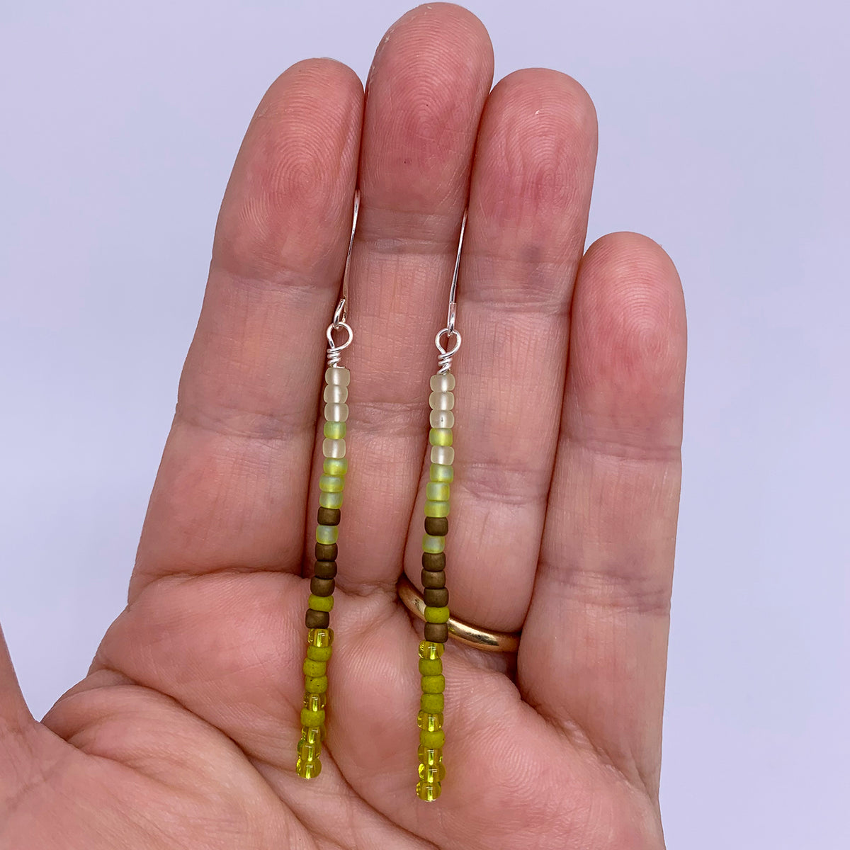 silver bead tassel earrings jewelery nz