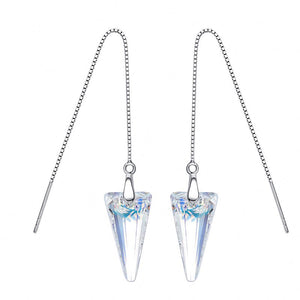 frenelle Jewellery earrings crystal silver
