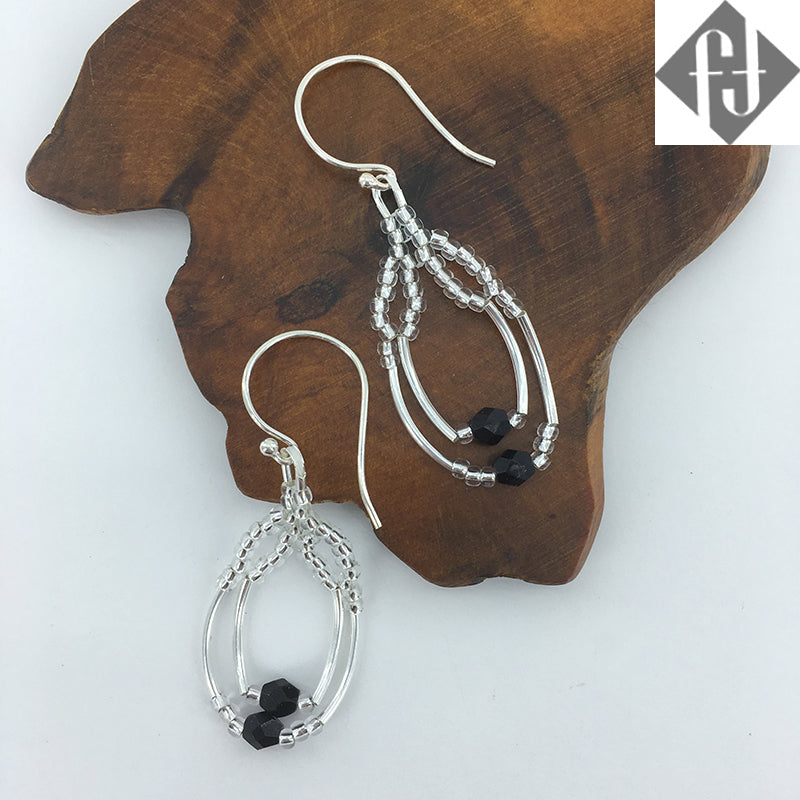 silver drop earrings jewellery for women