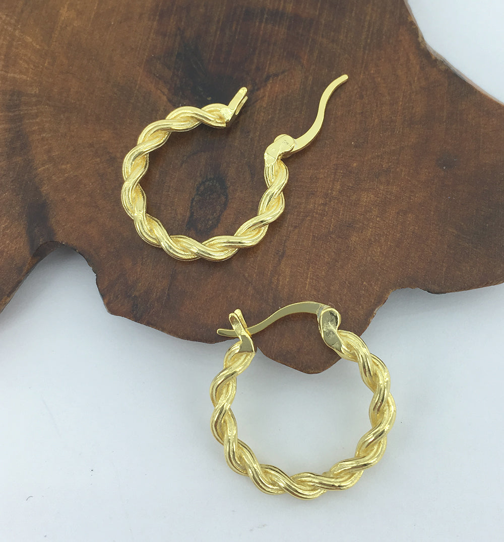 gold hoop huggie earrings jewellery