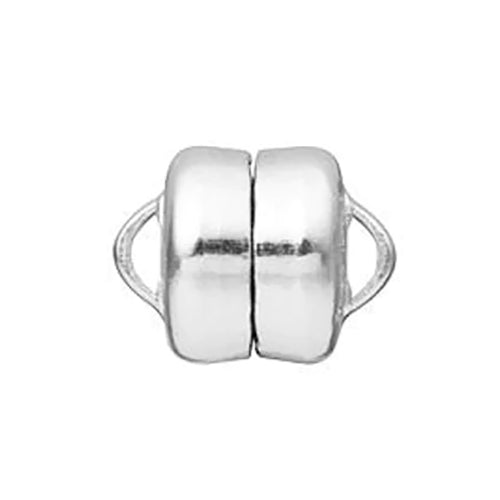 Custom attachment of 925 Sterling Silver magnetic clasp 15mm