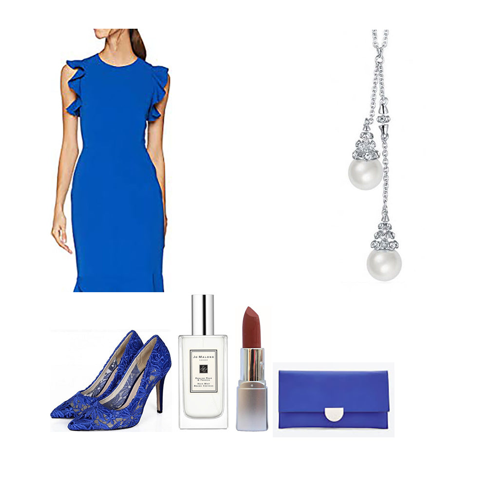 white pearl silver crystal necklace for women bridal