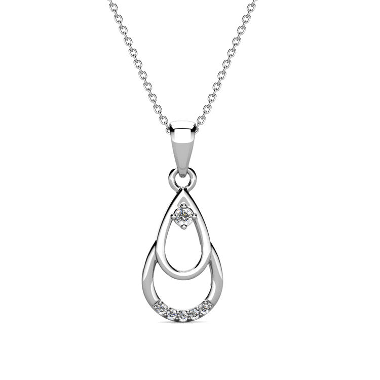 frenelle jewellery silver set crysta;s