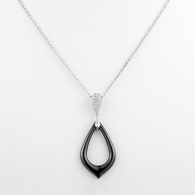black silver jewellery set for women