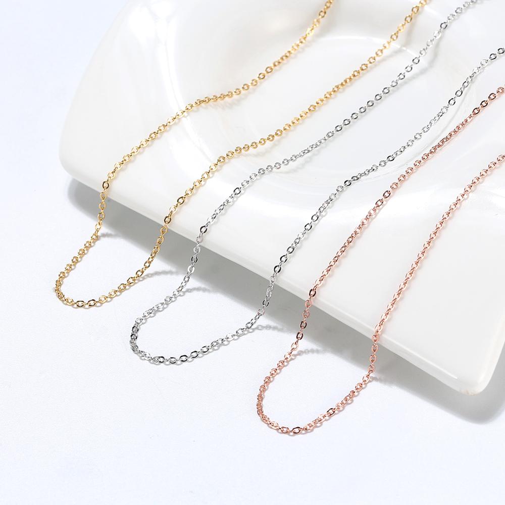 rose gold cable chain for men and women