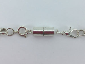 gold magnetic clasp necklace bracelet pave crystal