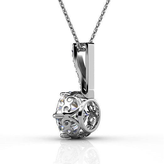 silver jewellery set crystal for women