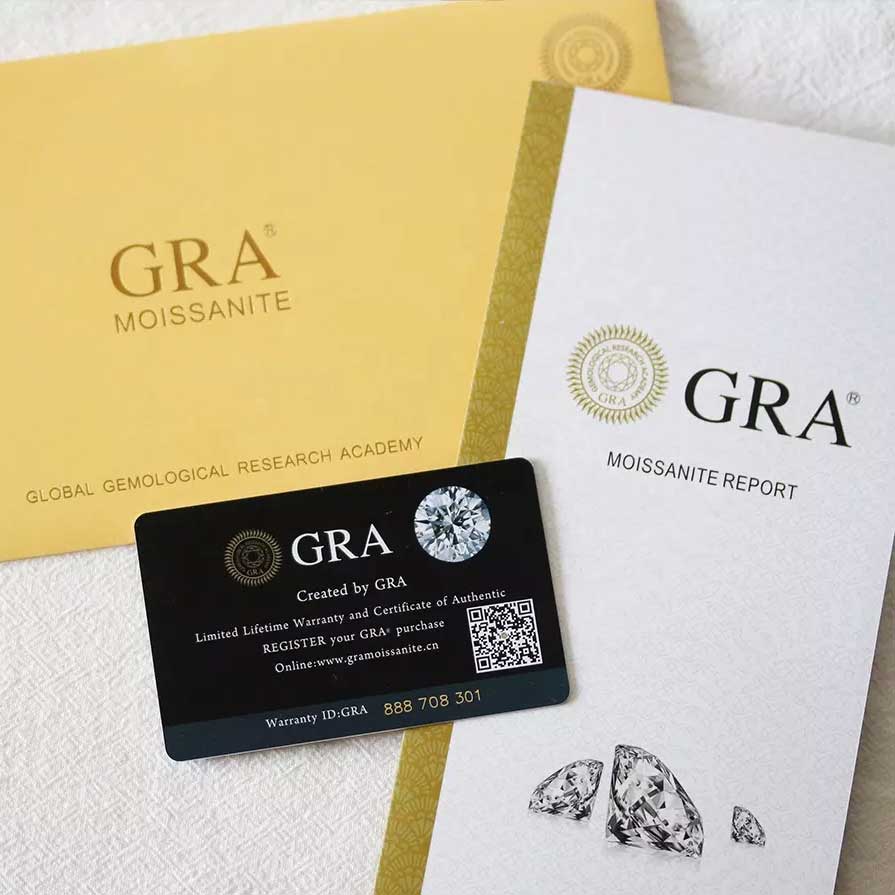 925 Sterling Silver Heart Necklace with Moissanite Stone "Le Coeur"